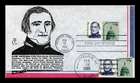 DR JIM STAMPS US COVER ALDEN PARTRIDGE GREAT AMERICANS FDC COMBO DUAL CANCEL