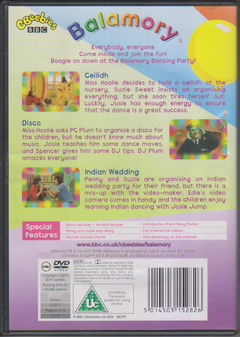 Balamory - CBeebies BBC DVDs ------ UK Region 2