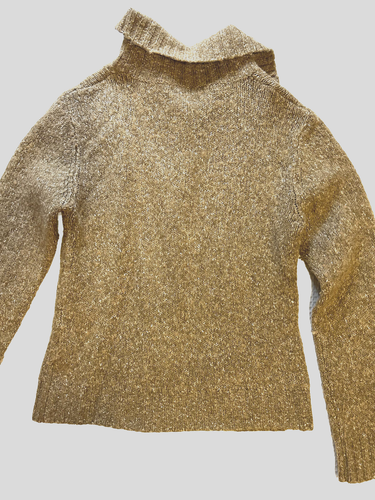 L.L. Bean Women’s - Medium -Cable Knit Wool Blend - Cardigan Sweater - Buttons - Picture 11 of 12