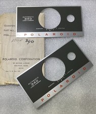 Polaroid 340 Land Instant Camera, Name Plate, Genuine  Brand New