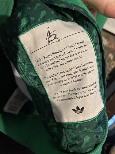 Adidas Stan Smith Trainingsjacke Grün Große L - Bild 7 von 8