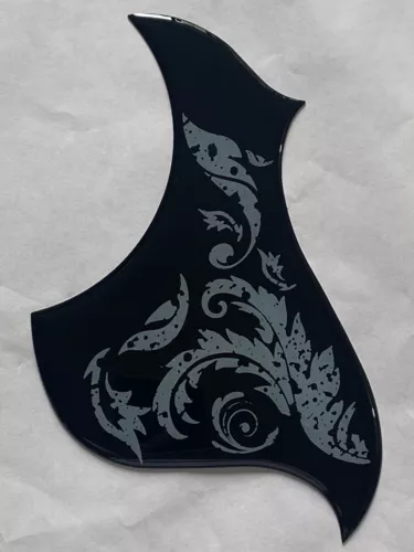 For Gibson Songwriter Acoustic Guitar Self-Adhesive Pickguard Crystal Black