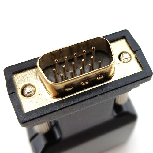HDMI to VGA SVGA 15pin Adapter 1080P Video Display Converter 3.5mm Audio Output - Picture 5 of 11