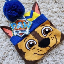 Paw Patrol: "Chase" Winter Hat, Size Toddler OSFM, Color Blue, NWT