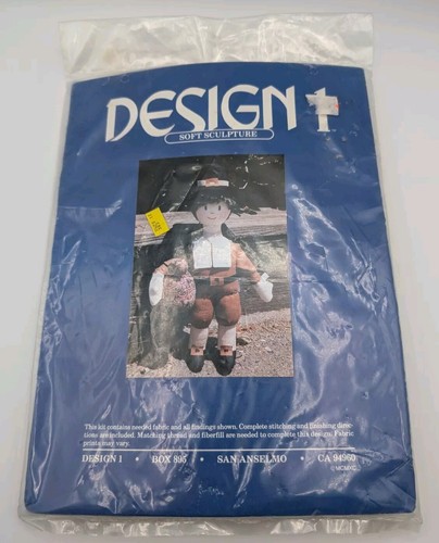 Vintage Soft Sculpture Pilgrim Thanksgiving Decoration Kit New in Package 1990 - Picture 2 of 6