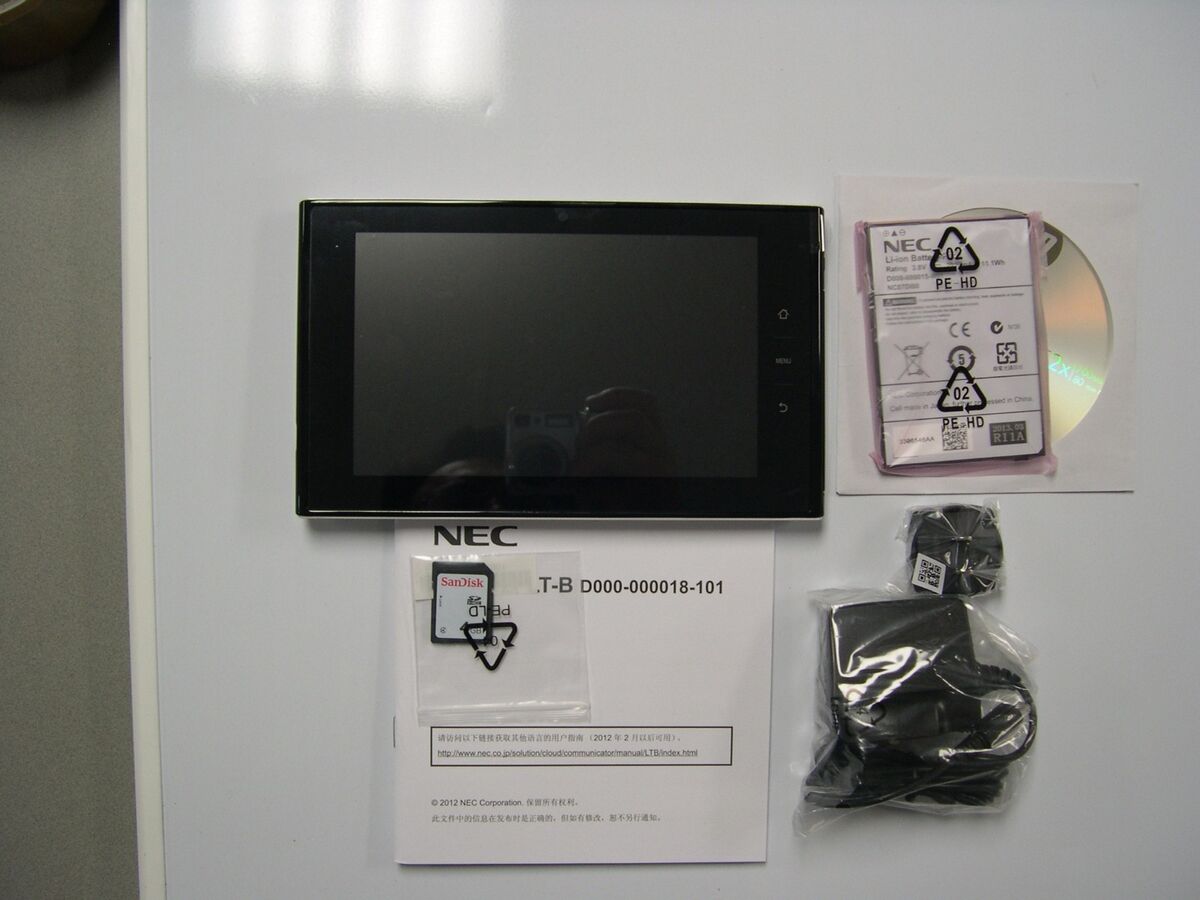 NEC LT-B Cloud Communicator LifeTouch Tablet 4GB Dual Core 7