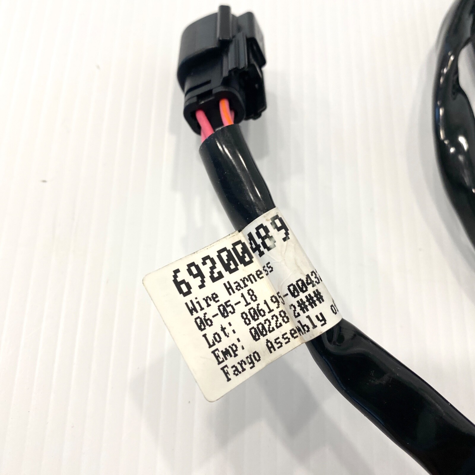 Genuine Harley OEM 1423 Touring BOOM! Audio Rear Speaker Wire Harness