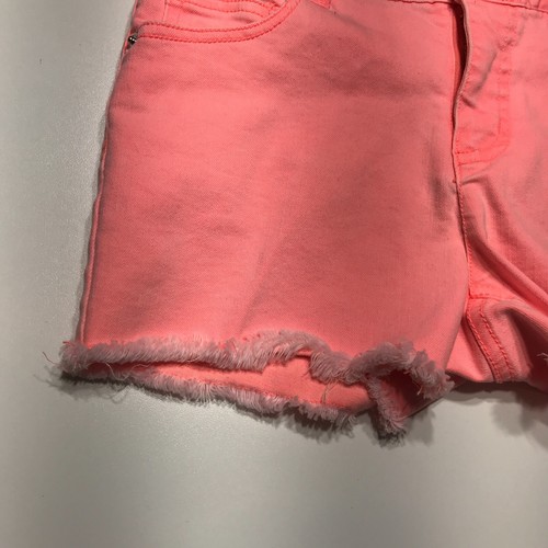 Justice Shorts Girls Size 14 Pink Cut Off Raw Denim Stretch Casual Walking - Picture 6 of 12