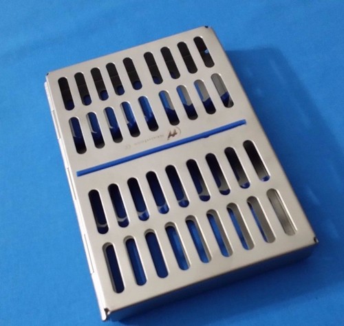 DENTAL SURGICAL AUTOCLAVE STERILIZATION CASSETTES RACKS BOX FOR 10 INSTRUMENTS - Picture 3 of 7