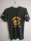 VTG Peru Army T-shirt ANFIBIO(scuba Diver) EJERCITO-Tecnica Valor Seguridad M Sz — photo 2