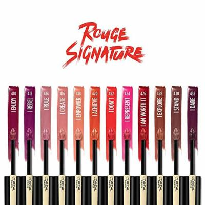 L'Oreal Rouge Signature Matte Liquid Lipstick ~ Choose Your Shade