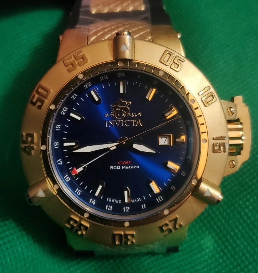 Invicta 1150 Subaqua Noma III Men s Blue Dial Wrist Watch eBay