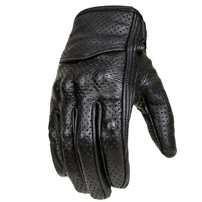 B:O:S NEUE LEDER MOTORRADHANDSCHUHE BIKER S-3XL MOTORRAD HANDSCHUHE - ECHTES RINDLEDER