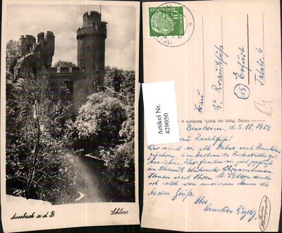 429050,Auerbach b. Bensheim an d. Bergstraße Schloss Turm