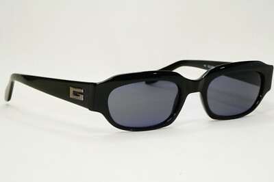 Gucci Sunglasses 1998 Vintage Black Rectangle Grey GG 2425/S 807