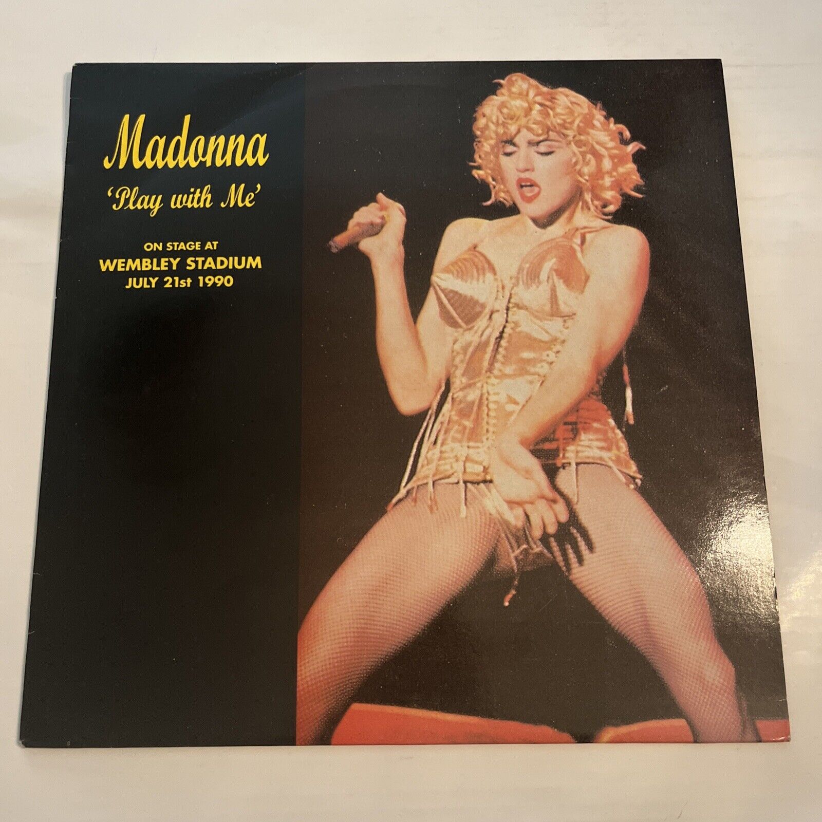 Madonna - Play With Me On Stage At Wembley Stadium July 21st 1990 Vinyl LP Live