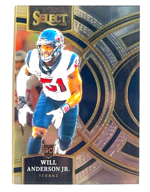 2023 PANINI SELECT WILL ANDERSON JR PREMIER HOUSTON TEXANS RC #125