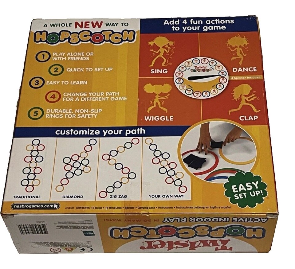 Twister Hopscotch MB Games, Active Indoor Play, 6+ - Image 2 of 4