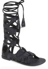 New with box Free People 'Mesa Verde' Gladiator Sandal in black Retail: $138