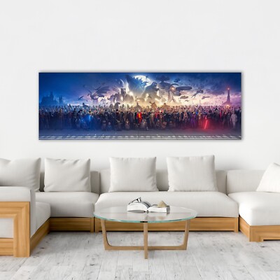 All Movies Super Heroes Characters Canvas Print Wall Art, All Movie ...