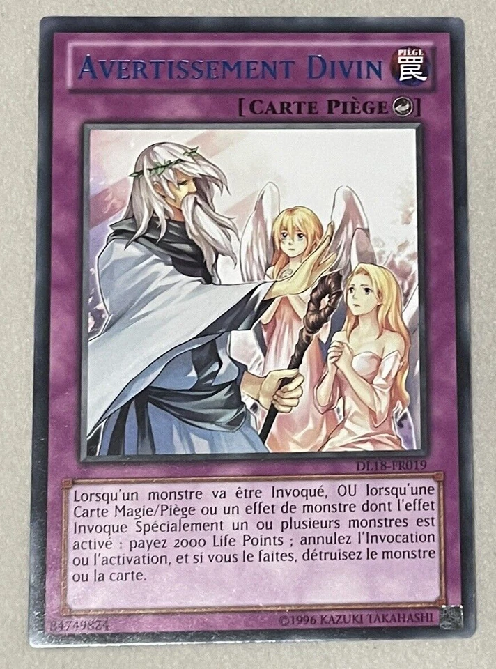 Solemn Warning (Blue) (FRENCH) Duelist League 18 DL18-EN019 | DL18-FR019 Yugioh - Image 3 of 4
