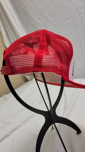 Cappello da camionista vintage World Series 1985 St Louis Cardinals AJD a righe fortunate raro USA - Foto 6 di 13