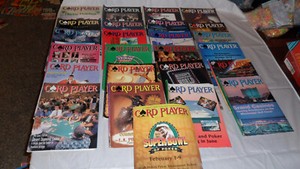 Lot of 25 1996 The Card Player Magazine Rare Vintage Las Vegas Play to Win!