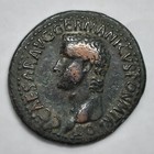 Caligula Ae As, 37-41 Ad; Ric-38, Roman Imperial Coin