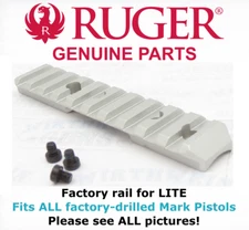 Factory RUGER Reversible Picatinny Rail Mark 3 4 Scope Mount Base MK IV & 22/45