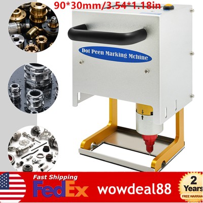 Portable Metal VIN Code Engraving Printer Touch Screen Dot Peen Marking Machine