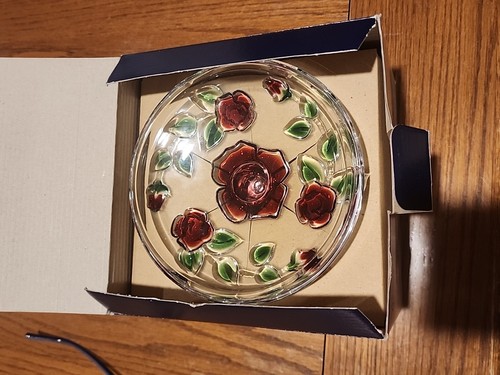 Celebrations By Mikasa Rose Garden Covered Jar 6.75” With Box SA135/675 - Picture 10 of 10