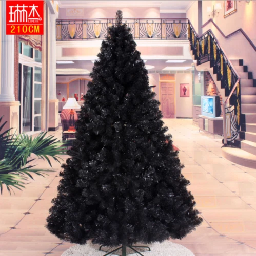 Black Artificial Christmas Tree Holiday Indoor Plastic Stand Base Xmas Home New - Picture 9 of 11