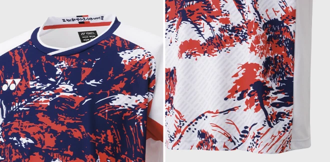 Camisetas de bádminton para hombre YONEX 24F/W uniforme nacional camiseta blanca nueva con etiquetas 10593Ex Foto 3 de 4