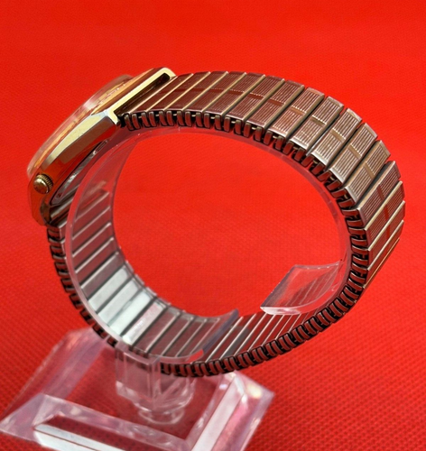 Citizen CQ 35 - 9122 men`s vintage quartz watch gold tone case 37mm retro look - Picture 4 of 11