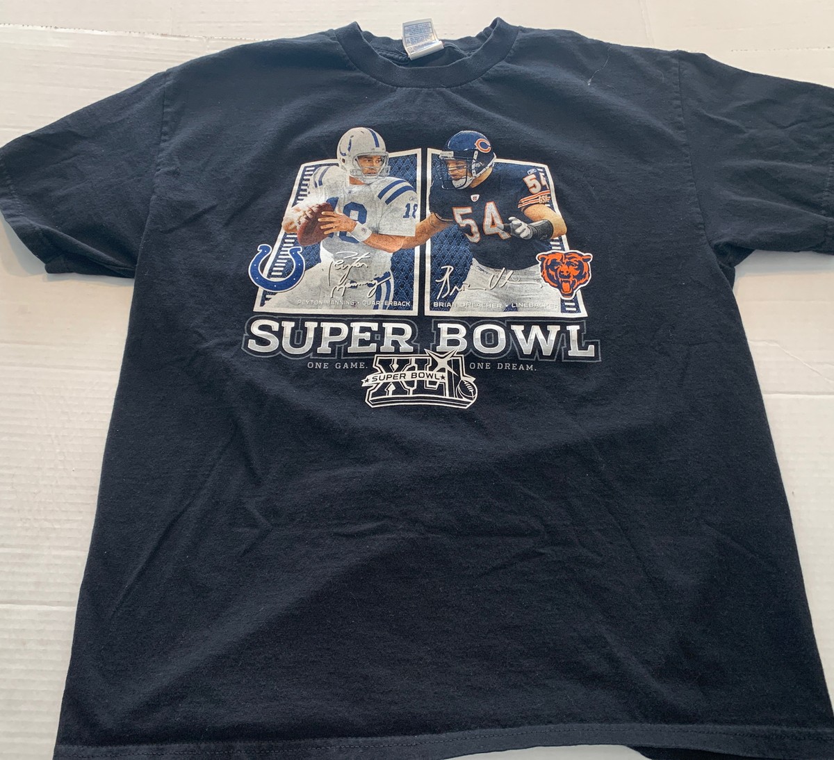 Super Bowl XLII Indianapolis Colts Chicago Bears T Shirt