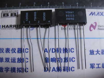 1x 300192 12K5/75K/12K5 High Precision Custom Networks, 2-, 3- or 4-Resistors