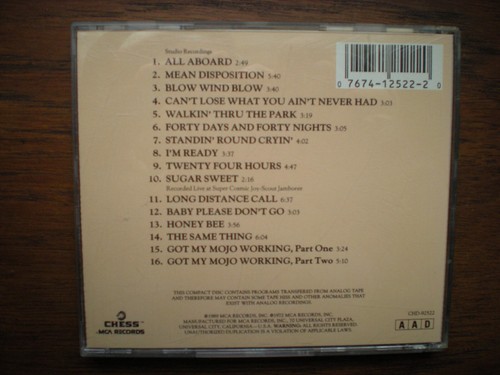 Muddy Waters cd Fathers And Sons Clean Fast Ship - Picture 2 of 2