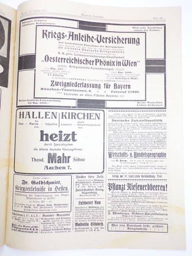 General Review Politics And Culture 1917 Complete Year Weekly Magazine - Picture 5 of 5
