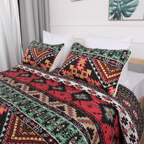 Soft Coverlet Quilted Bedspread Sets Queen Size Bedding Set Comforter Throw Rug - Picture 71 of 93