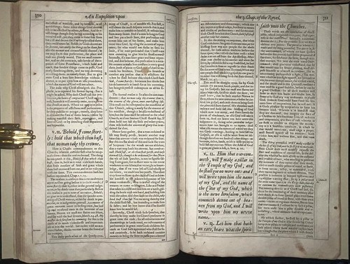 1609 W Perkins 'A Godly Exposition & Commentarie, Revelation Chp 1-3' Manuscript - Bild 21 von 23