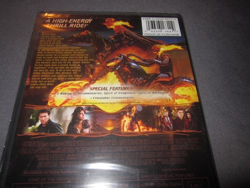 GHOST RIDER Nicolas Cage Eva Mendes DVD Widescreen SEALED NEW - Picture 3 of 4