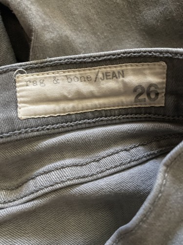 Rag & Bone Skinny Jeans Women’s Size 26 Button Gray B84 - Picture 10 of 10