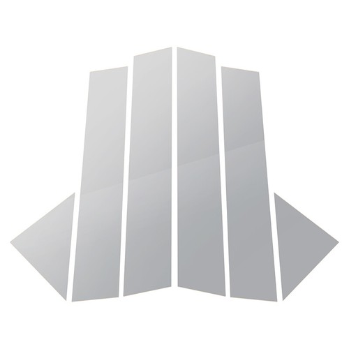6PCS For Chrysler 300/300C 2005-2010 Window Pillar Posts Door Trim Cover Silvery - Picture 11 of 24