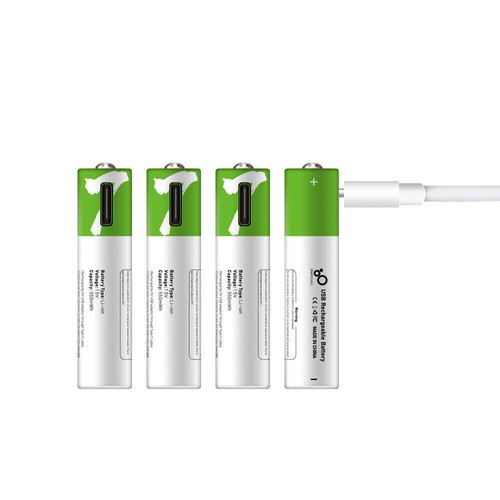 USB AA AAA 9V C D batteria ricaricabile agli ioni di litio 1,5V caricatore rapido tipo C lotto - Foto 18 di 50
