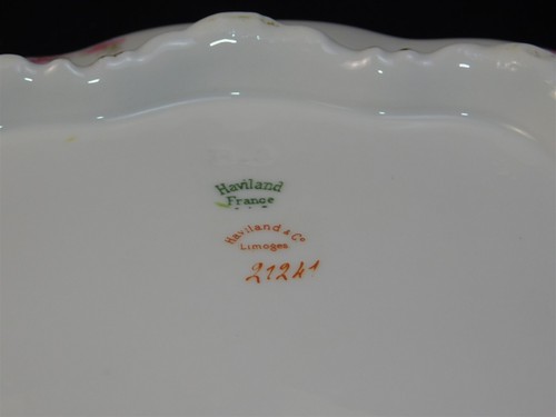 HAVILAND LIMOGES Schleiger 29 Pink Floral Soup Tureen Casserole with Lid 21241 - Picture 15 of 15