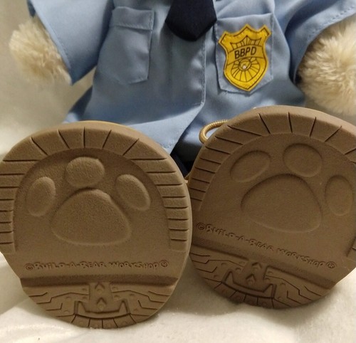 Build a Bear Police Bear with Uniform - Picture 3 of 3