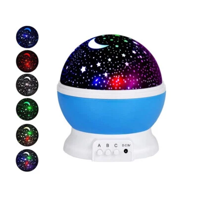 LED Sternenhimmel Projektor Lampe Kinder Dekor Galaxy Sterne Nachtlicht RD15 - Bild 1 von 2