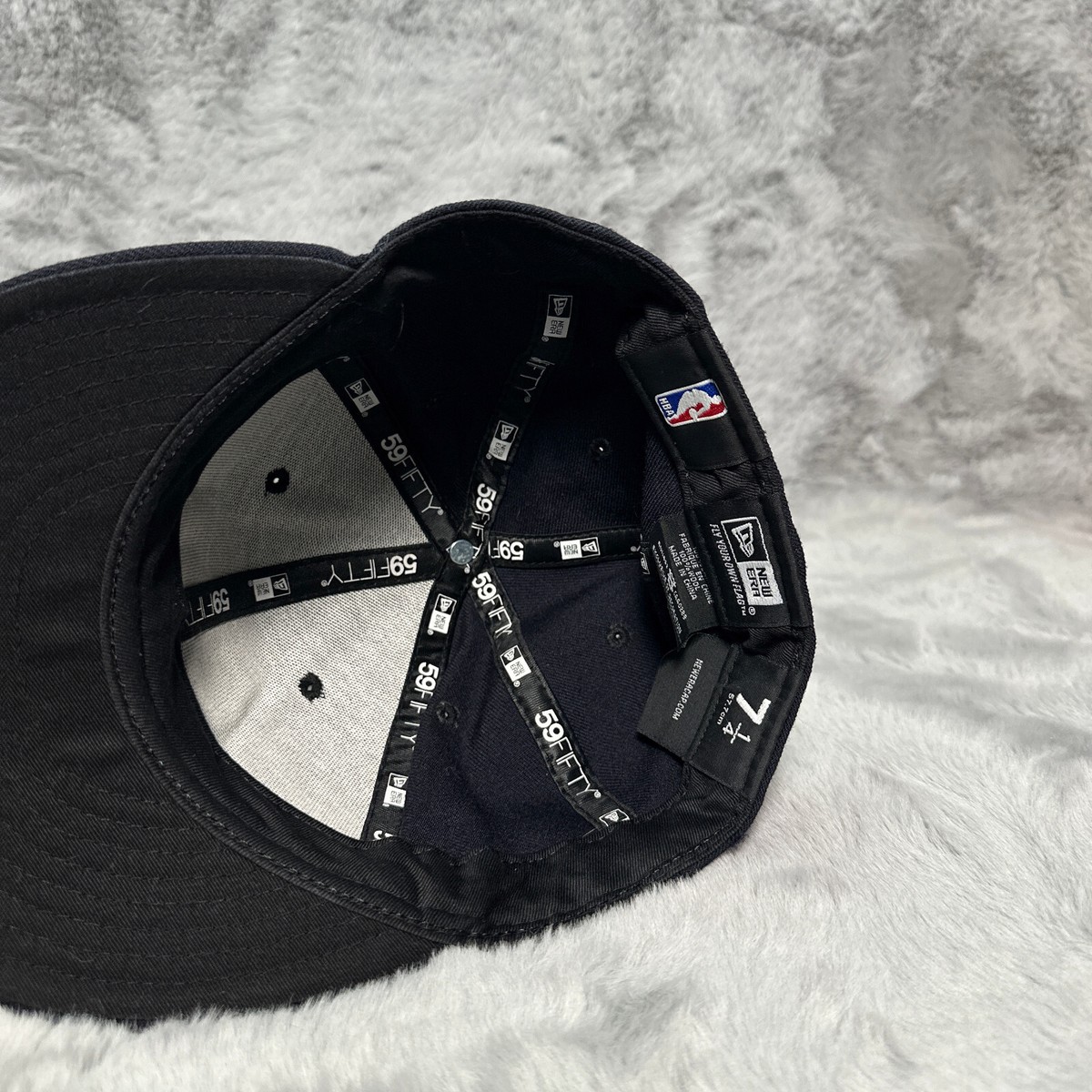 New Era Hawks ブラック×グレー US限定 7 1/4 Atlanta Hawks Hat Cap Black 7 1/4 New Era Wool NBA