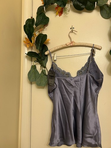SilkSilky Women’s Lace 100% Silk Dress NWT Nightgown Lingerie XL - Picture 9 of 17