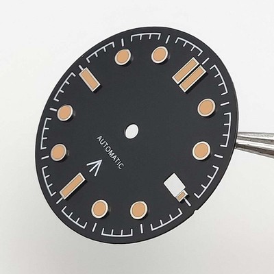 31MM Watch Dial Green Luminous Modified Watch Accessory For NH35/4R35 Movement